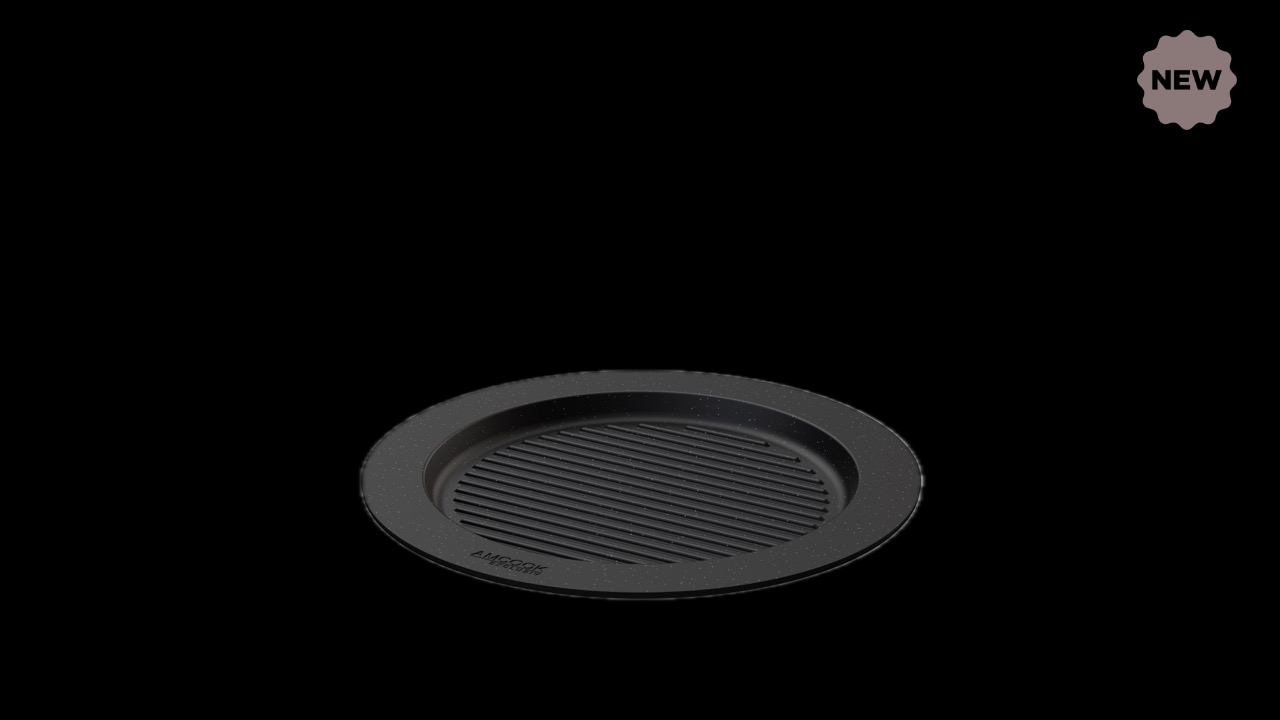 Grillplatte, rund ⌀ 26 x 2.5