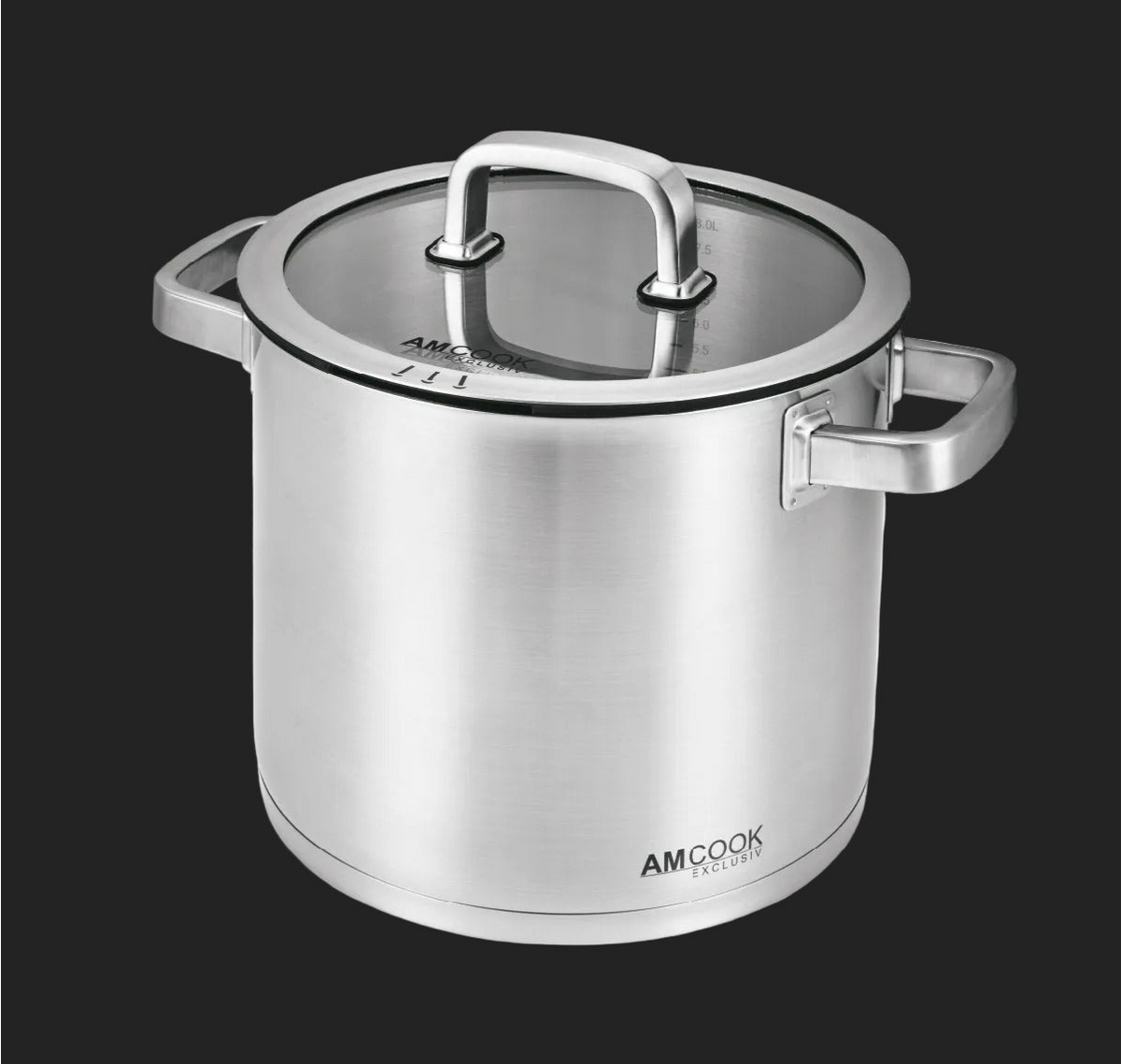 Kochtopf inkl. Glas-Deckel Ø 24x20 cm – AMCook