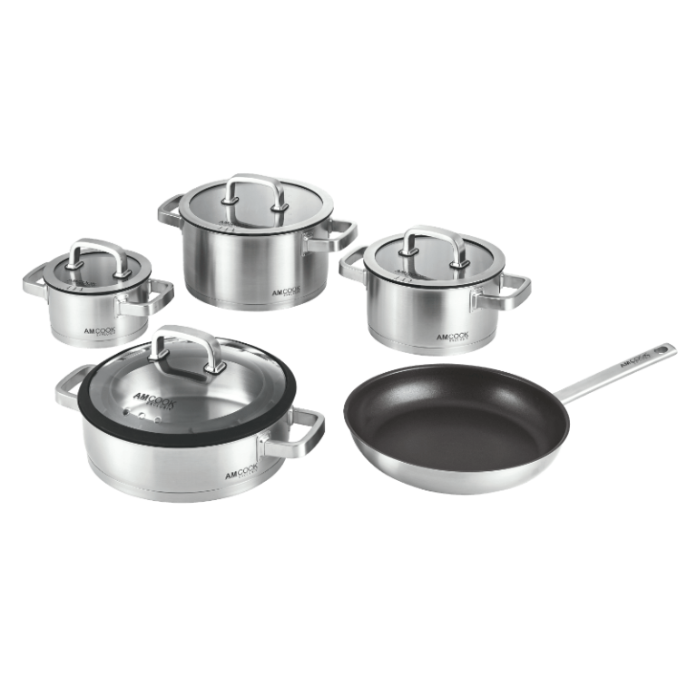 AM COOK Töpfe und Pfannen für Muldenlüfter & Induktion